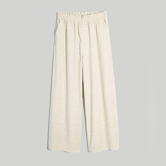 Madewell Corduroy Pull-On Wide-Leg Pants XXS/XS Melange Grey - Picture 1 of 12